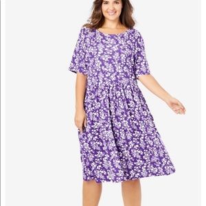 Empire Waist Tee Dress sz 14/16